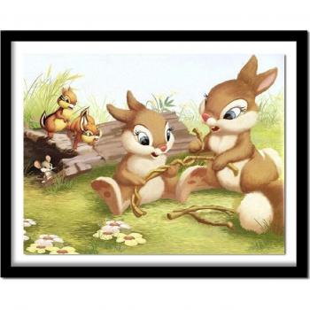 Tapis de Bain Diamant Petit Lapin