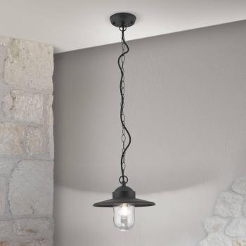 Orion Lampe suspendue d'extérieur Edward, anthracite, Ø 27,5 cm, aluminium