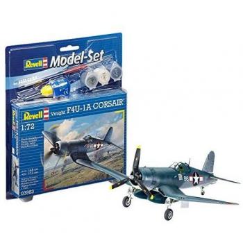 REVELL, Model set Vought F4U-1D CORSAIR with painting to assemble, 1/72