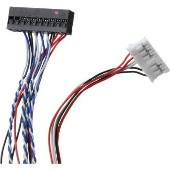 40Pin 6 Bit LVDS Cable for 7/8/10.1/11.6/12.5/13.3/14/15.6 LCD/LED Panel X7JC