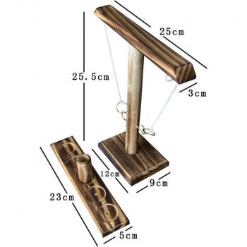Wooden Ring Toss Drinking Game
