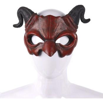 Accesorio de Carnaval: Máscara Estilo Británico de Demonio en PU
