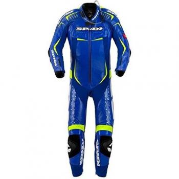 Spidi Track Wind Replica Evo 56 Blue Motorrad‑Leder‑Jacke 1‑Teil