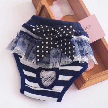 Striped Female Dog Diapers