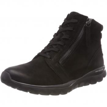 Gabor Rollingsoft Damen Stiefeletten, Schwarz (Mel.) 47