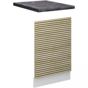 Façade Fame‑Line 45 cm, PT anthracite, panneau en chêne, blanc – Vicco