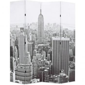 Cloison Torana 160x170 cm Pliable Noir et Blanc New York