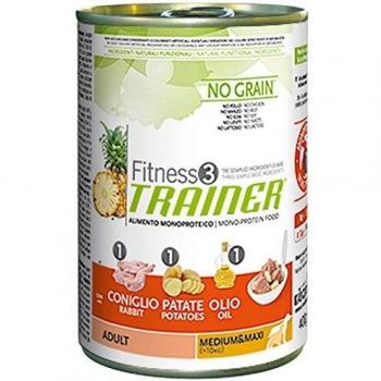 Alimentation Naturelle Adulte Sensible au Lapin et Riz 6 x 400 g