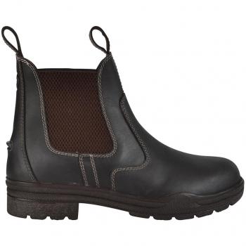 Hansbo Sport Brown Leather Jodhpurs, Steel Cap, 35