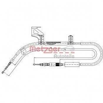 Metzger Original Feststellbremsseil 10.7586 – Audi A6 C5 (4B2)