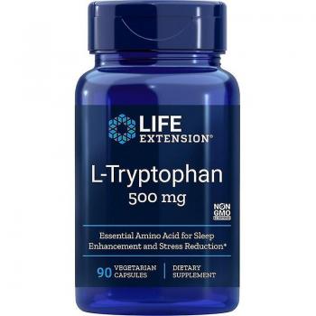 Gélules végétales de L-tryptophane, 500 mg, 90 unités