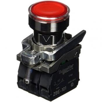 Schneider Electric XB4BW34M5 240V AC Red LED Switch