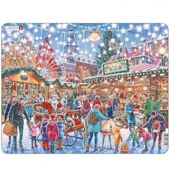 Weihnachtlicher Markt – 140-Piece Puzzle von Larsen