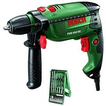 Bosch Taladro de Uso Doméstico PSB 650 RE Verde y X‑Line