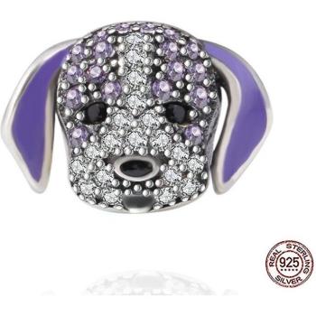 Perle en argent 925 Chien mignon