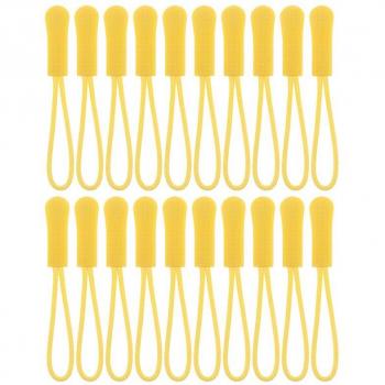 Puller de Zipper en Amarillo, 20pcs