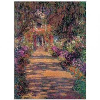 Artopweb EC16977 – Allée en bois de jardin à Giverny, 73 × 100 × 1,8 cm