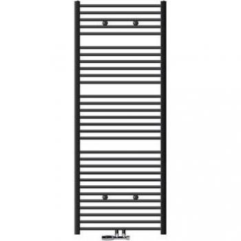 Radiatore Curvo Antracite ECD 750x1800mm con Scaldasalviette