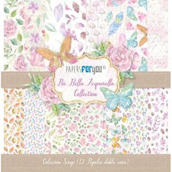 Papel Scrap Piu Bella Acquarella 30x30 cm