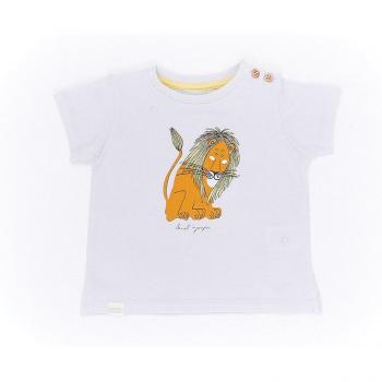 Camiseta de Punto con Manga Corta y Bonnet à Pompon para Bebé