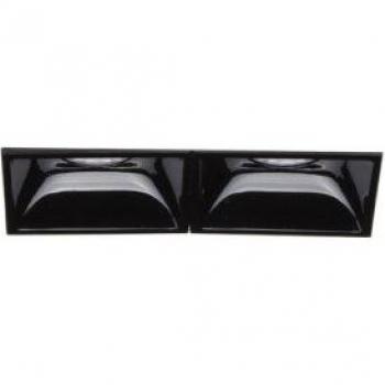 Lampada da Incasso LED Lika 6W 4000K Nero con Bordo Rientrante, Dimensioni 70x71 mm