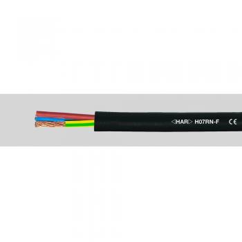 Helukabel H07RN-F 3 G 1 mm² Black Rubber Cable 100 m