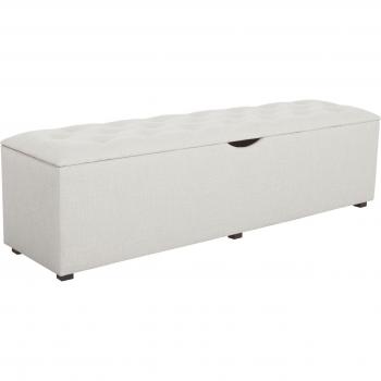 Knobbed Hockerbank für stilvolle Räume, 120 cm und 160 cm