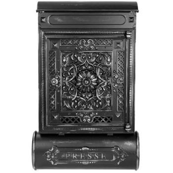 HMF 512-09 Briefkasten mit Zeitungsfach im Vintage-Stil