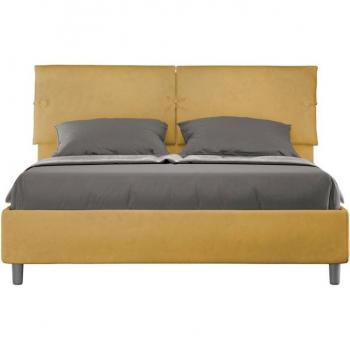 Letto Matrimoniale Rivestito in Microfibra Sleeper ITYHOME 160x190 Ocra