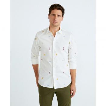 Camisa de hombre slim fit Paul Smith manga larga sport