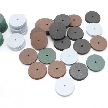 Ruedas de pulido de goma en 4 colores