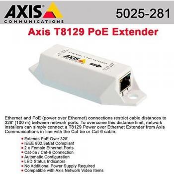 Adaptador e inyector de PoE Axis 5025-281