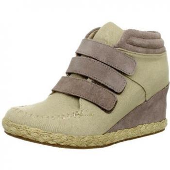 No Name Women's Beige High-Top Shoes with Spleen Straps