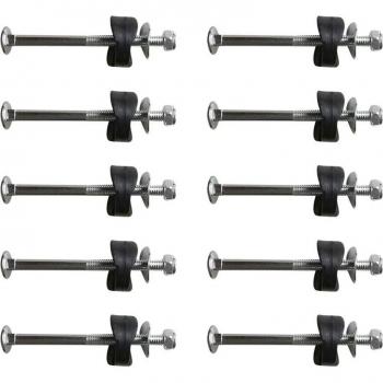 Pack de Vis en Acier Galvanisé pour Trampoline, 10 pièces