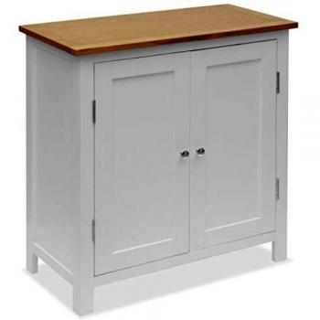 Solid Oak Wood Cupboard 27.6x13.8x29.5