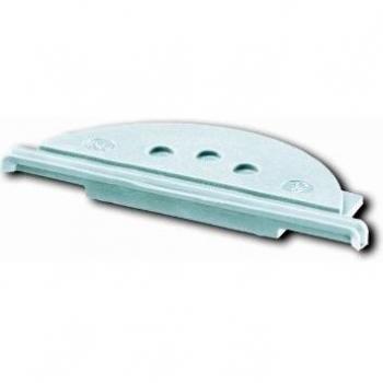 Busch-Jäger 2134 W-54 White Cable Entry Slider with Dual Inlets