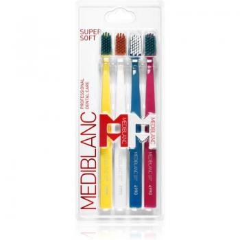 MEDIBLANC 4990 Brosses à dents Sensation Douce 4 pcs