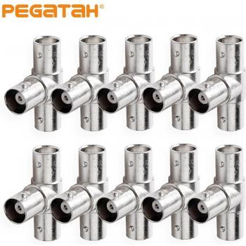 10×Conectores BNC Ángulo Recto JR‑B29 – Sistema CCTV AHD