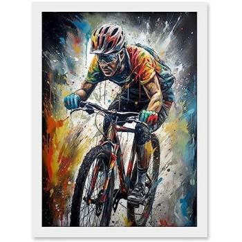 Speedster Splash: Bicycle Action Art