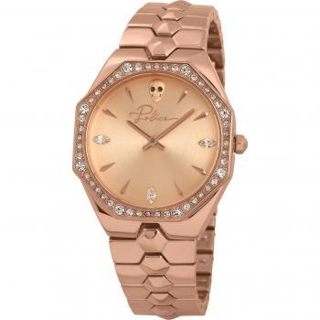 Police PL16038BSR.32M Women’s Sapphire Crystal Dial Watch
