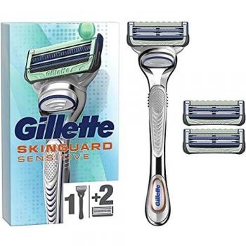 Gillette Rasoir Skinguard Aloe Vera Peaux Sensibles + 2 Lames