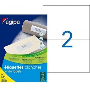 1000 Count White Labels