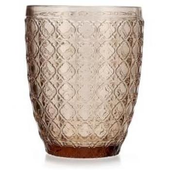 Bidasoa-Set de Vasos Bidasoa Gio Con relieve Ambar Vidrio 300 ml (6 Unidades)