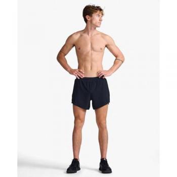 Pantaloni corti 2XU Light Speed Stash 5 neri riflettenti