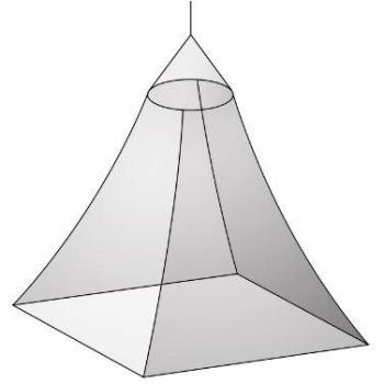 Relags basic nature Moskitonetz Klassik Baldachin Mesh 225 in Baldachin Form