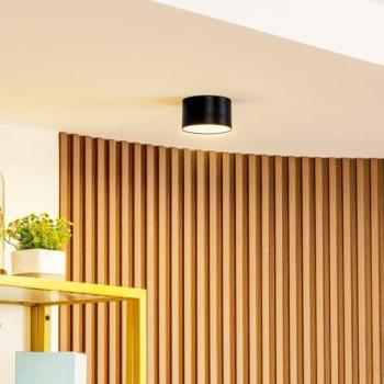LINDBY Nivoria LED Ceiling Light, Aluminium, Living Room & Dining Room