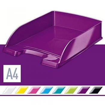 Bandeja portadocumentos Leitz WOW A4 Púrpura