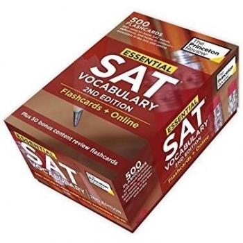 Essential SAT Vocabulary, 2nd Edition: Flashcards + Online: 500 Essential Vocabulary Words to Help Boost Your SAT Score (College Test Preparation)