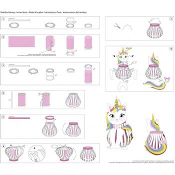 Kittycorn Lantaarn Creatieset met Stansmateriaal en Doorzichtig Papier