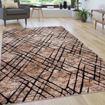 Tapis Vintage Rond 160 cm Poil Long